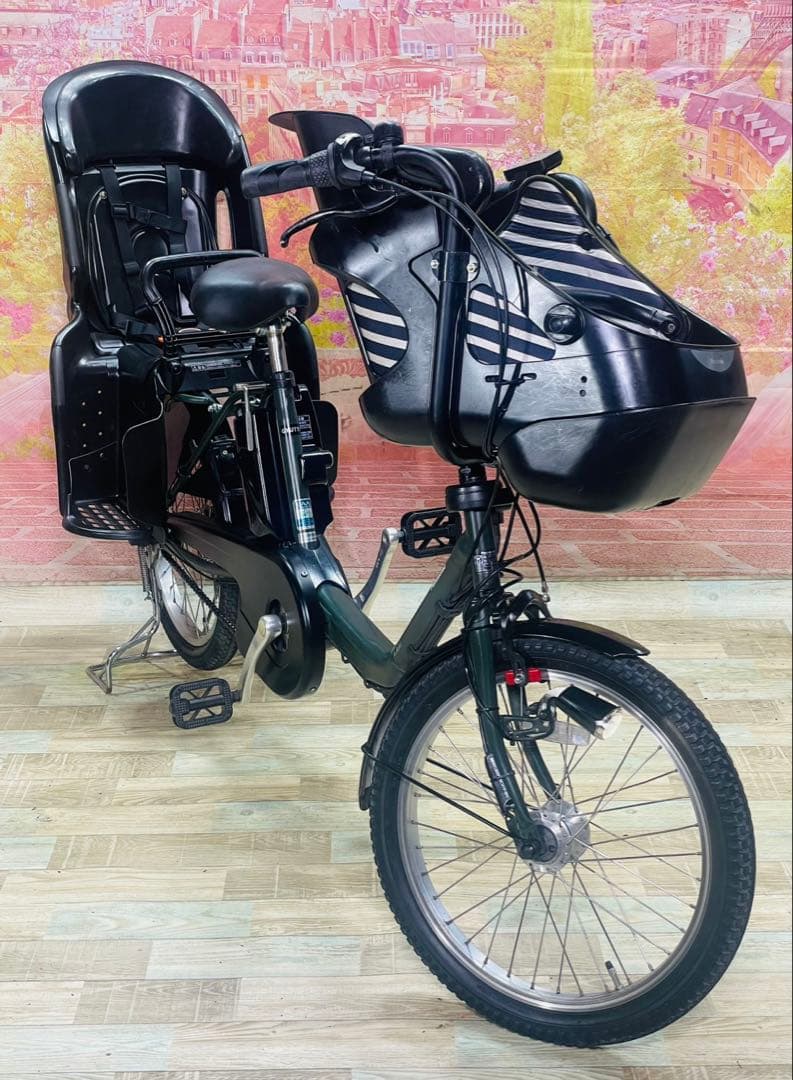 ZK3504 「大容量13.2Ah」電動自転車パナソニック 子供乗せ 20インチ