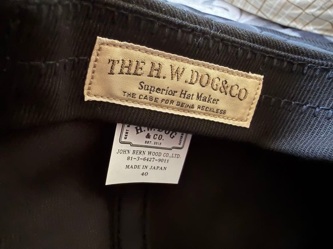 THE H.W.DOG & CO. ブラック トラッカーキャップ