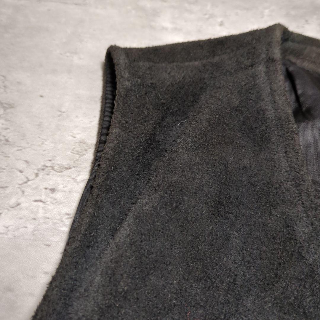 【90s_vintage】オルテガチマヨ両面刺繍SuedeVest old古着