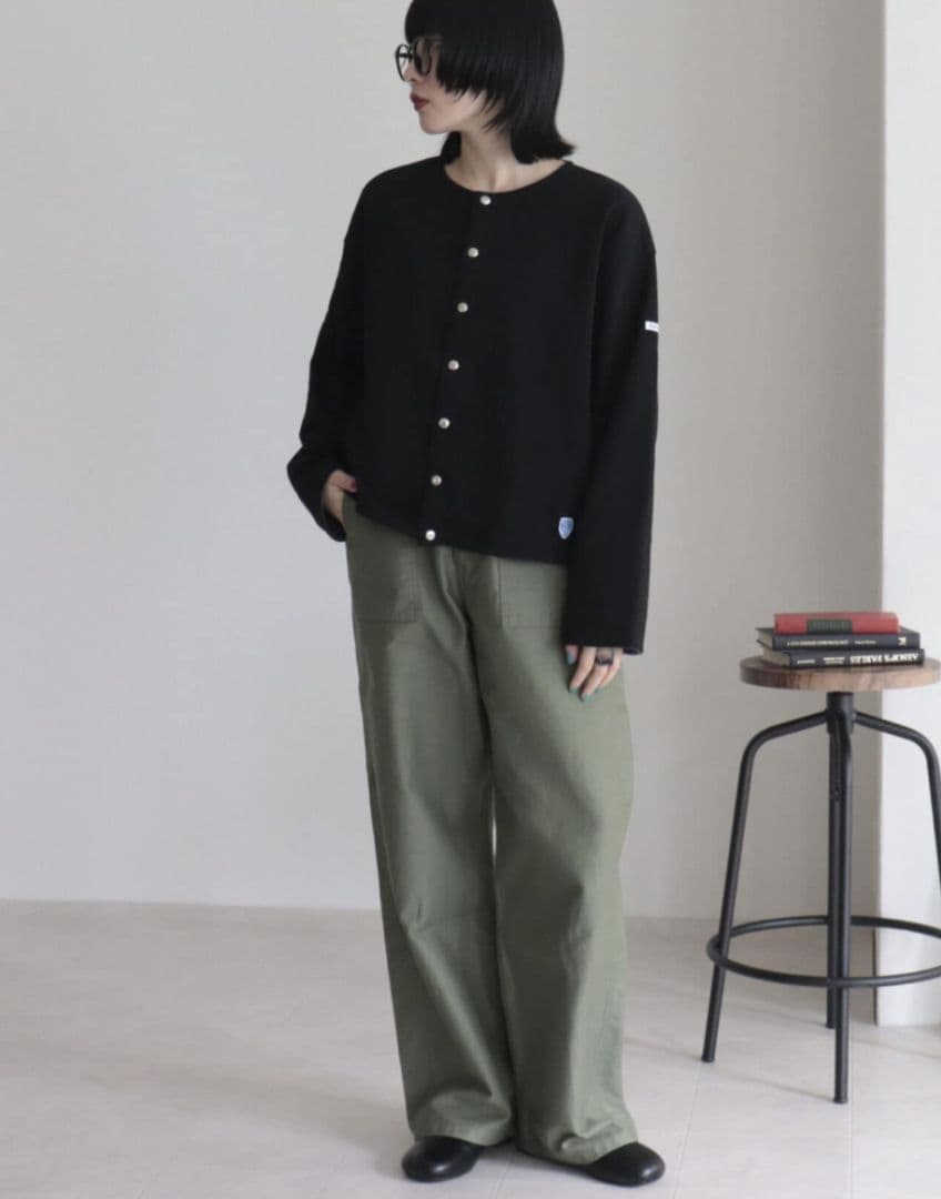 ORCIVAL/オーシバル　裏フリースカーディガン　OR-C0159 CMJ
