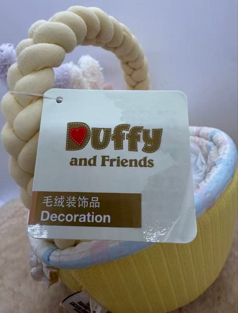 上海ディズニーイースター　リーナベルとステラルー　ぬいぐるみ籠