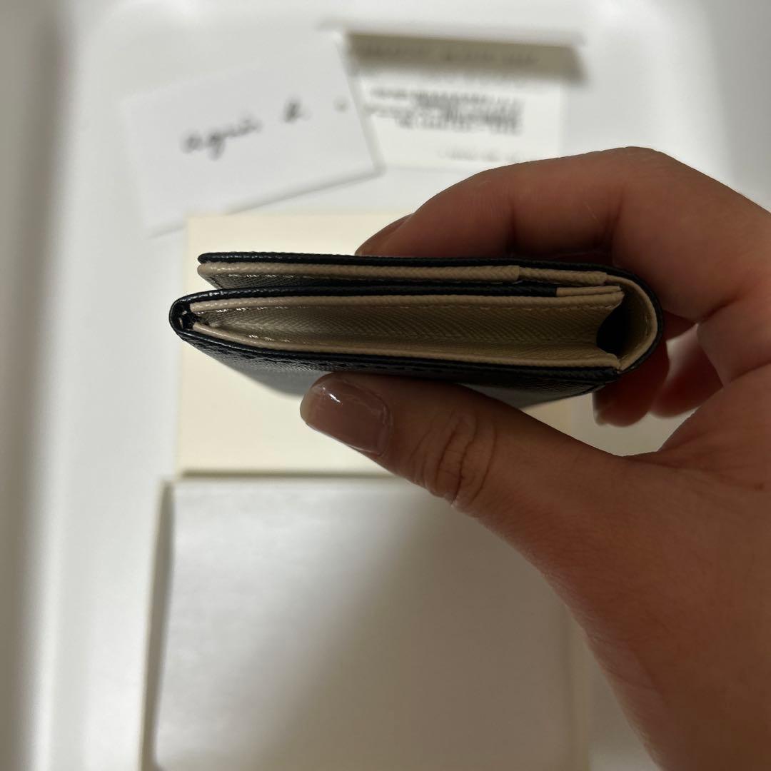 agnès b. ブラック名刺入れ アニエスベー
