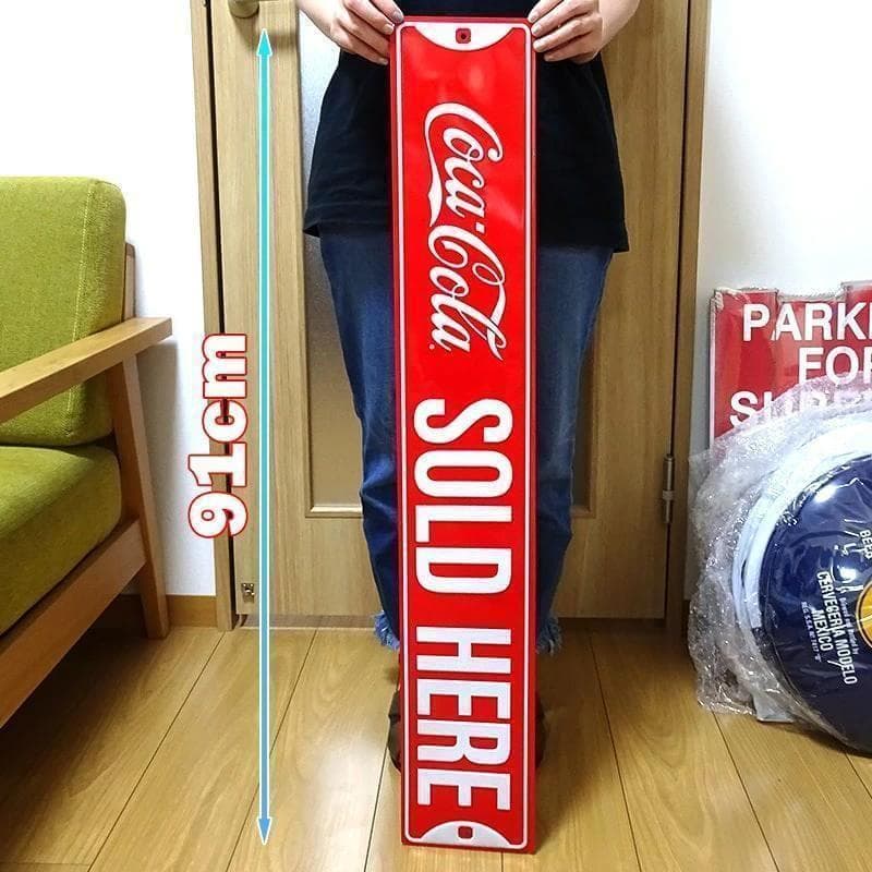 ブリキ看板 コカコーラ 大型 ガレージ プレート アメリカン 雑貨 インテリア
