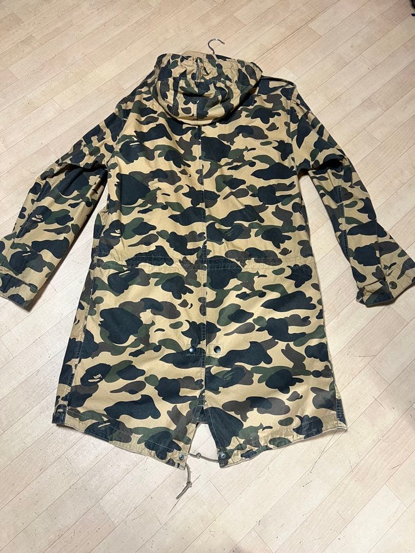 A BATHING APE ベイプカモフラージュ モッズコート Mサイズ