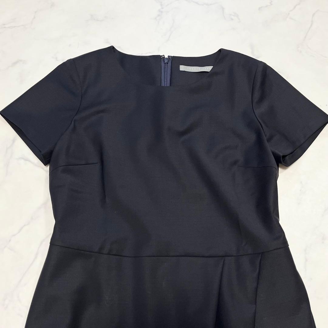 美品✨theory luxe Executive ワンピース 濃紺 XS