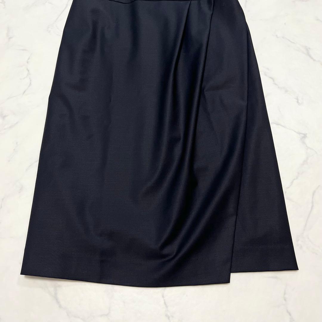 美品✨theory luxe Executive ワンピース 濃紺 XS