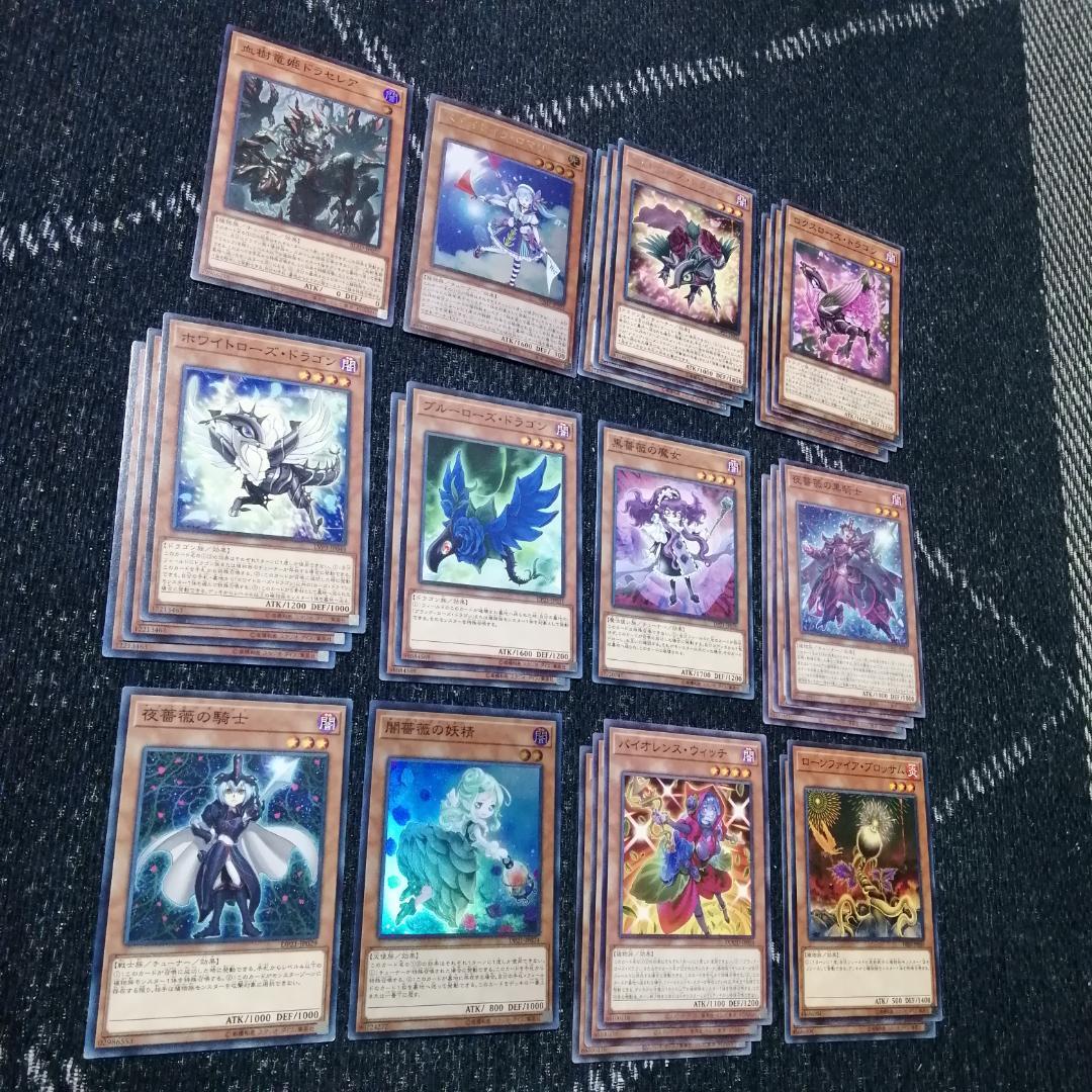 遊戯王　デッキ　ローズドラゴン　月華竜　ブラックローズ　[04687]