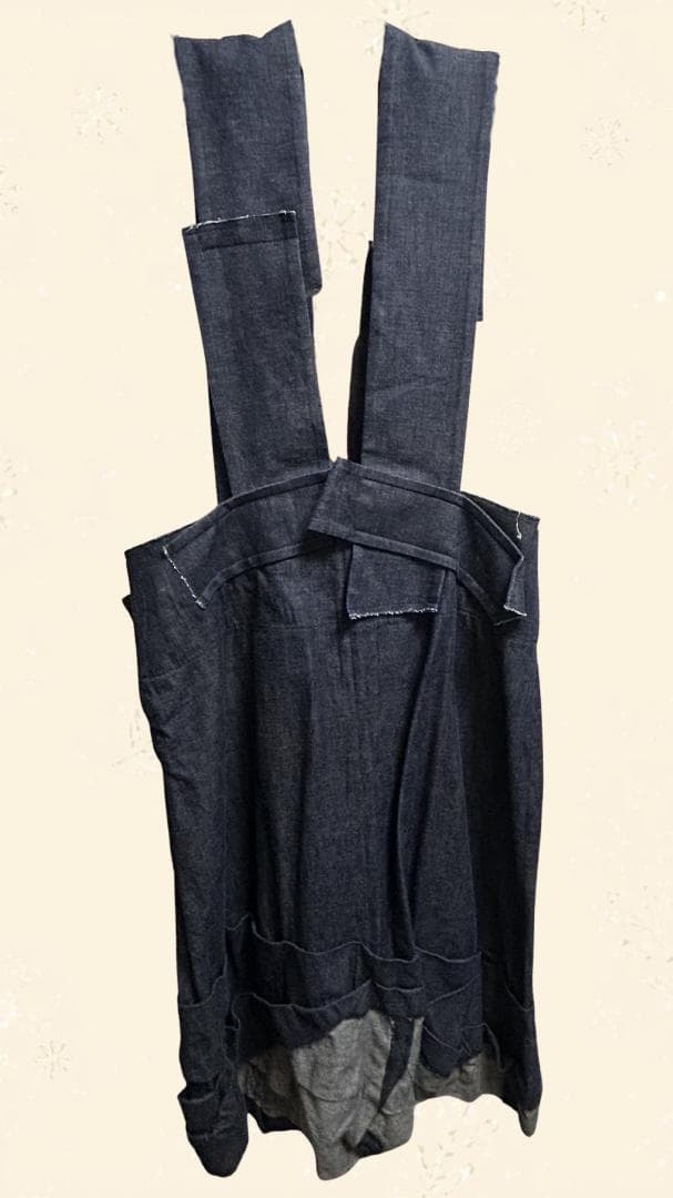 COMME des GARCONS デニム吊りスカート
