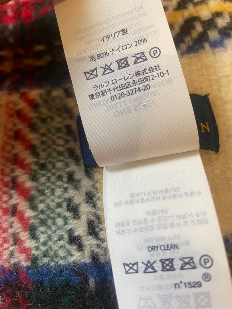 【美品】POLO RALPH LAUREN マフラー