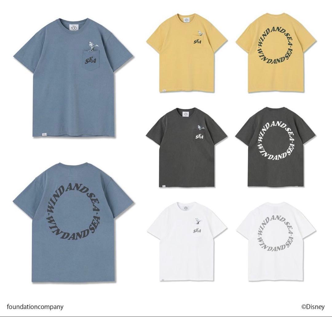 新品 WIND AND SEA × Disney 100周年記念　Tシャツ S