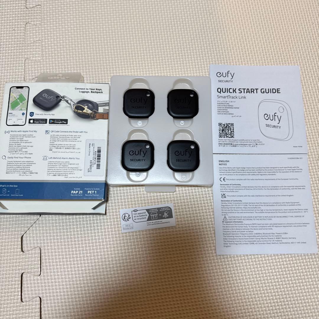 Eufy Security SmartTrack Link 4個セット