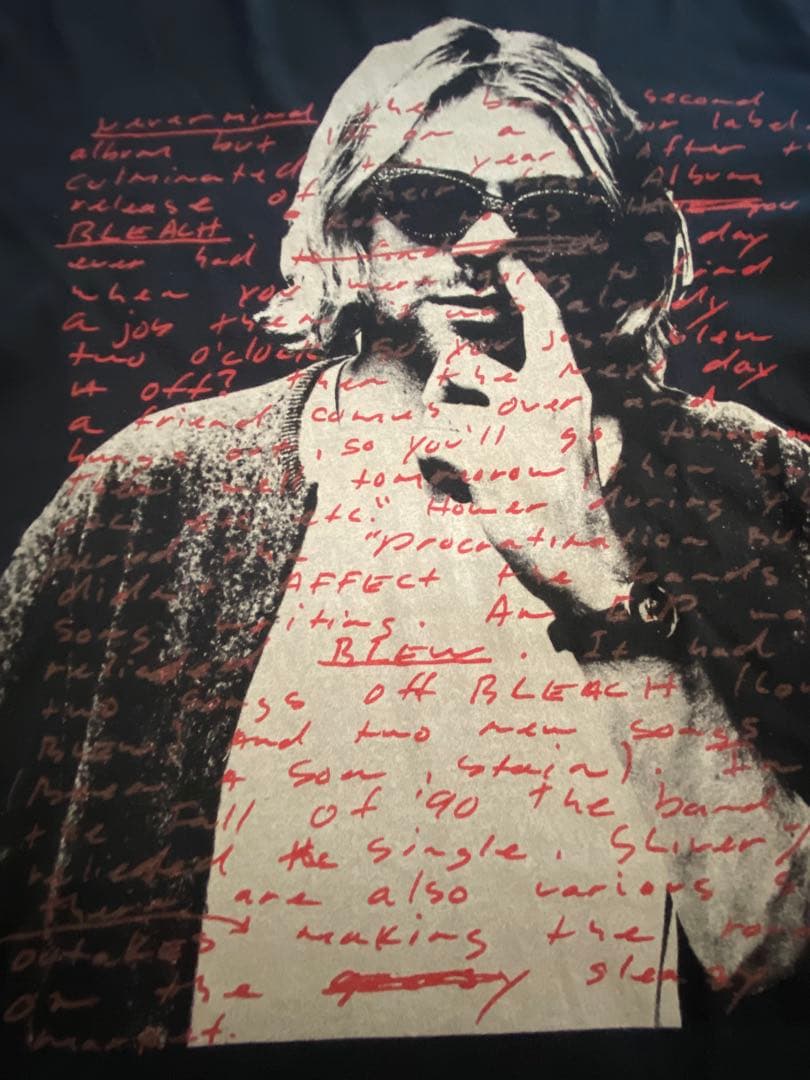 ヒステリックグラマー　カートコバーン　NIRVANA 　Tee 木村拓哉さん着用