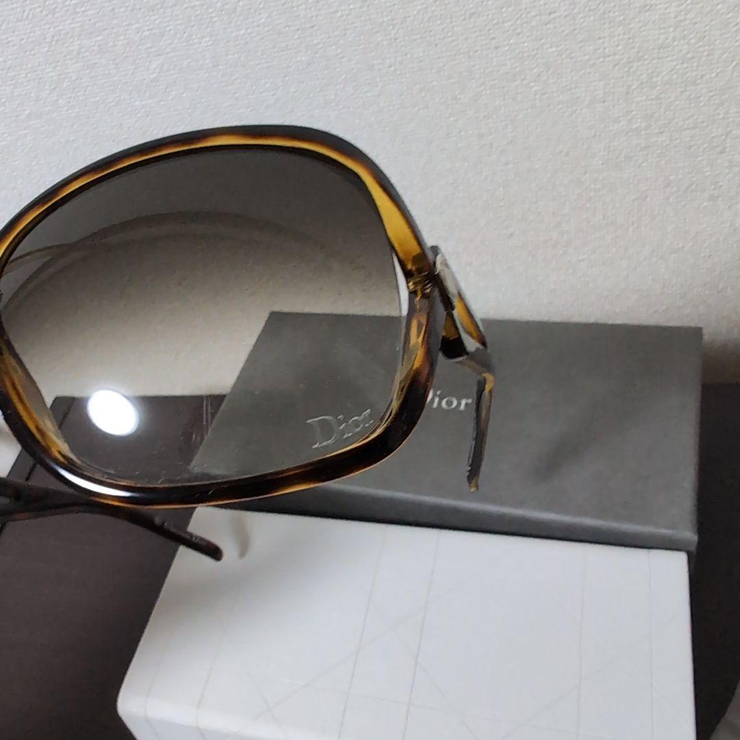 Dior サングラス べっ甲 ケース付き