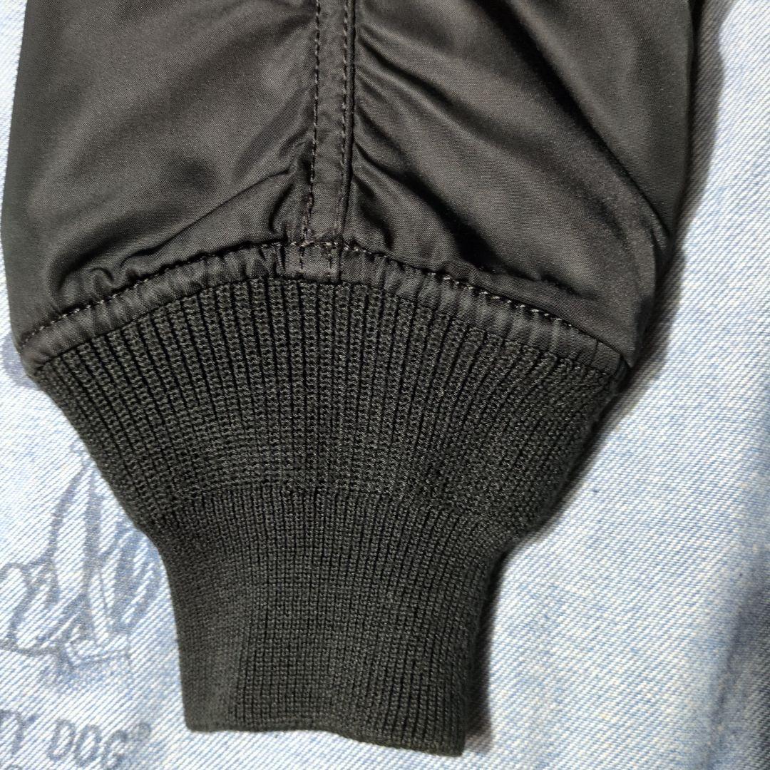 ALPHA ＭＡ１NASA APOLLO ワッペン　刺繍　BLACK