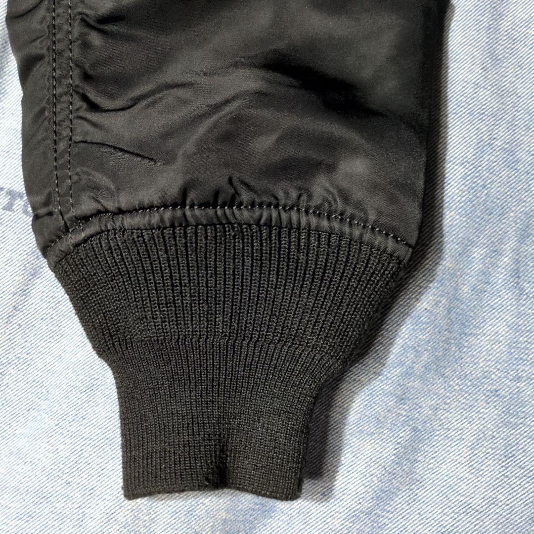 ALPHA ＭＡ１NASA APOLLO ワッペン　刺繍　BLACK