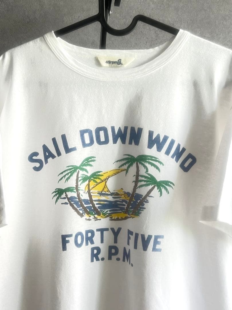 入手困難45rpm&フォーティーファイブアールピーエムロゴTシャツオーバーサイズ