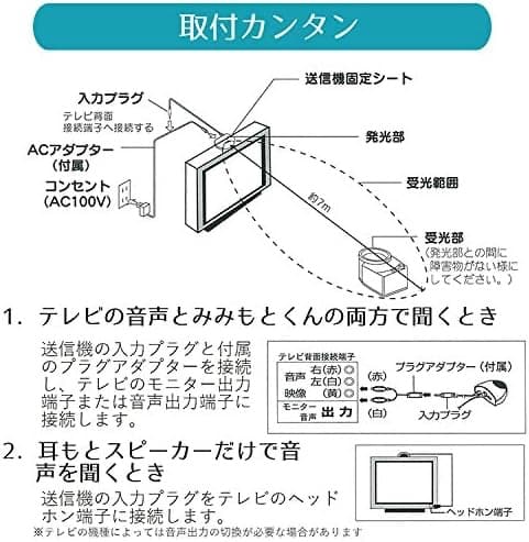 【 赤外線コードレススピーカー 】みみもとくんexa CS-35P