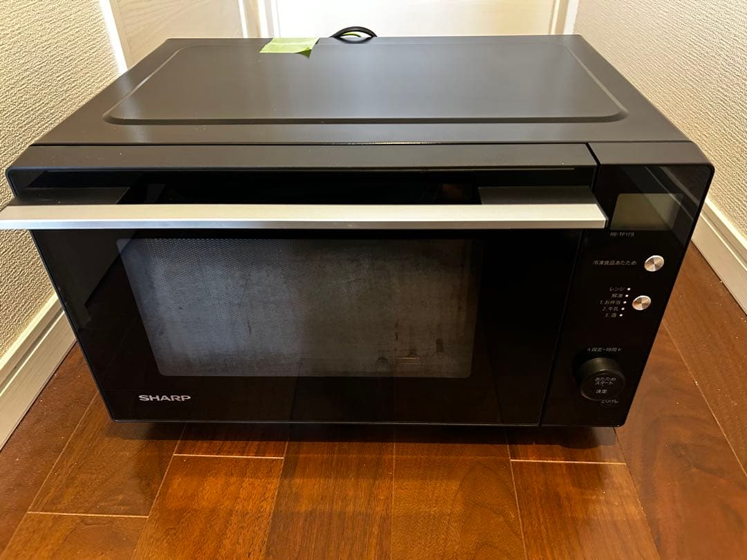 シャープ　電子レンジ RE-TF17S-B ブラック系 17L