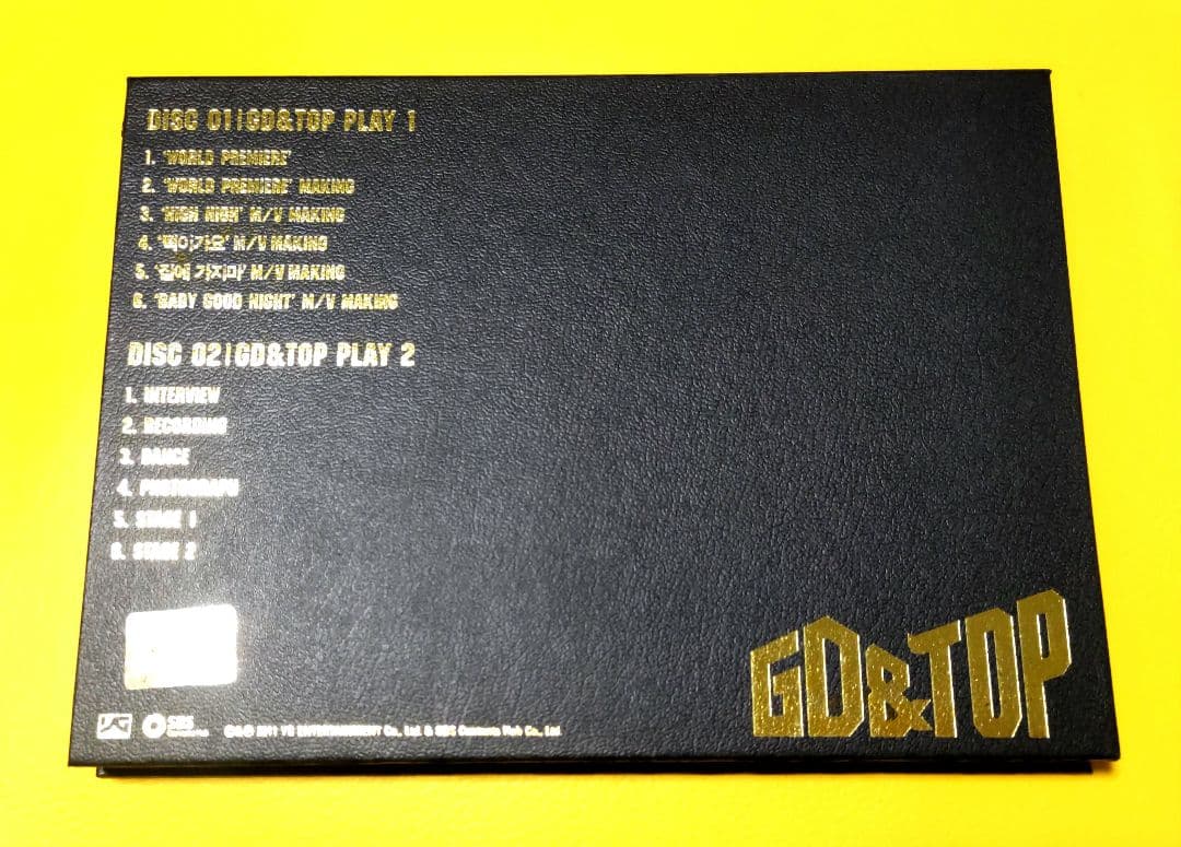BIGBANG GD&TOP PLAY 韓国版 OH YEAH 日本版