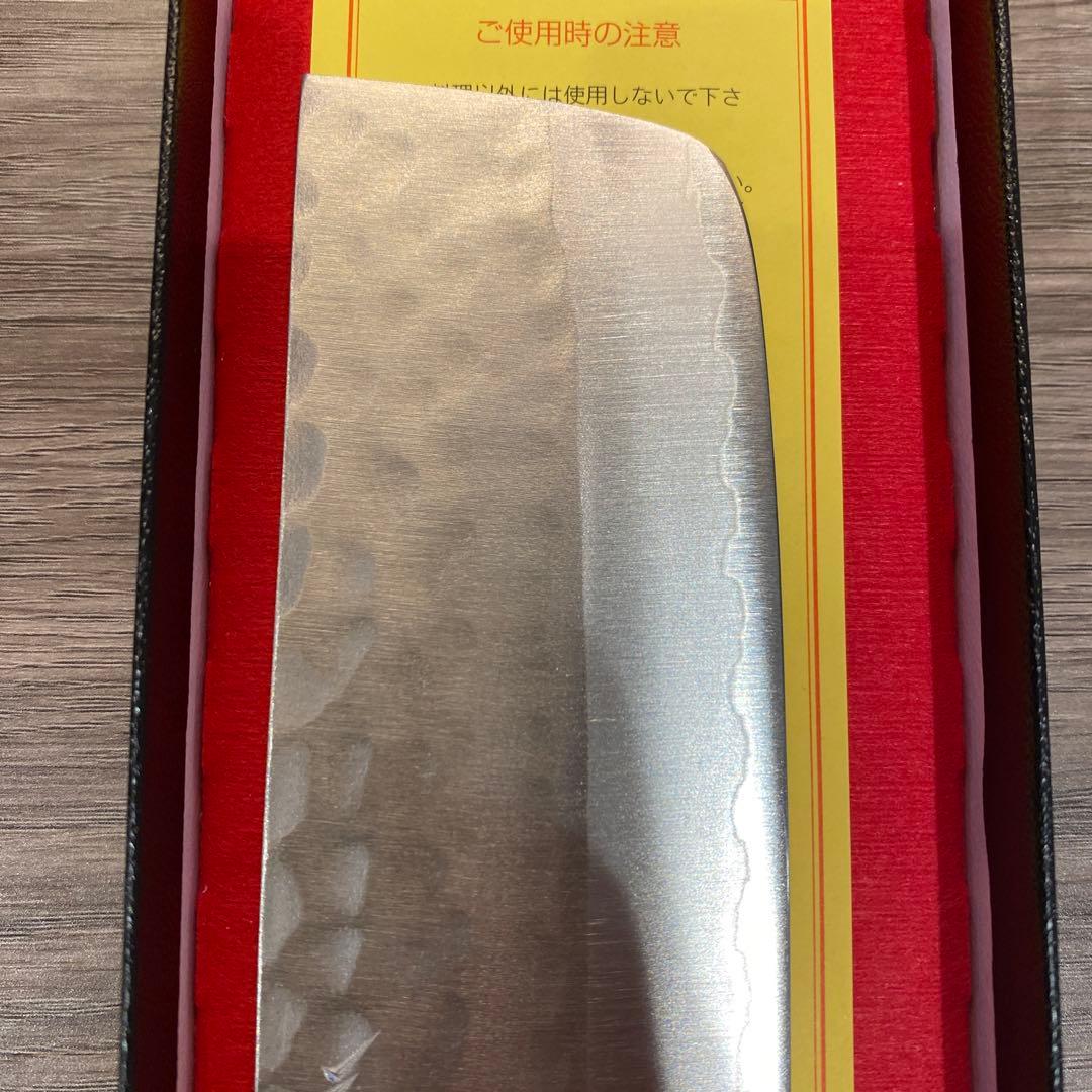 三木誠光作槌目菜切包丁