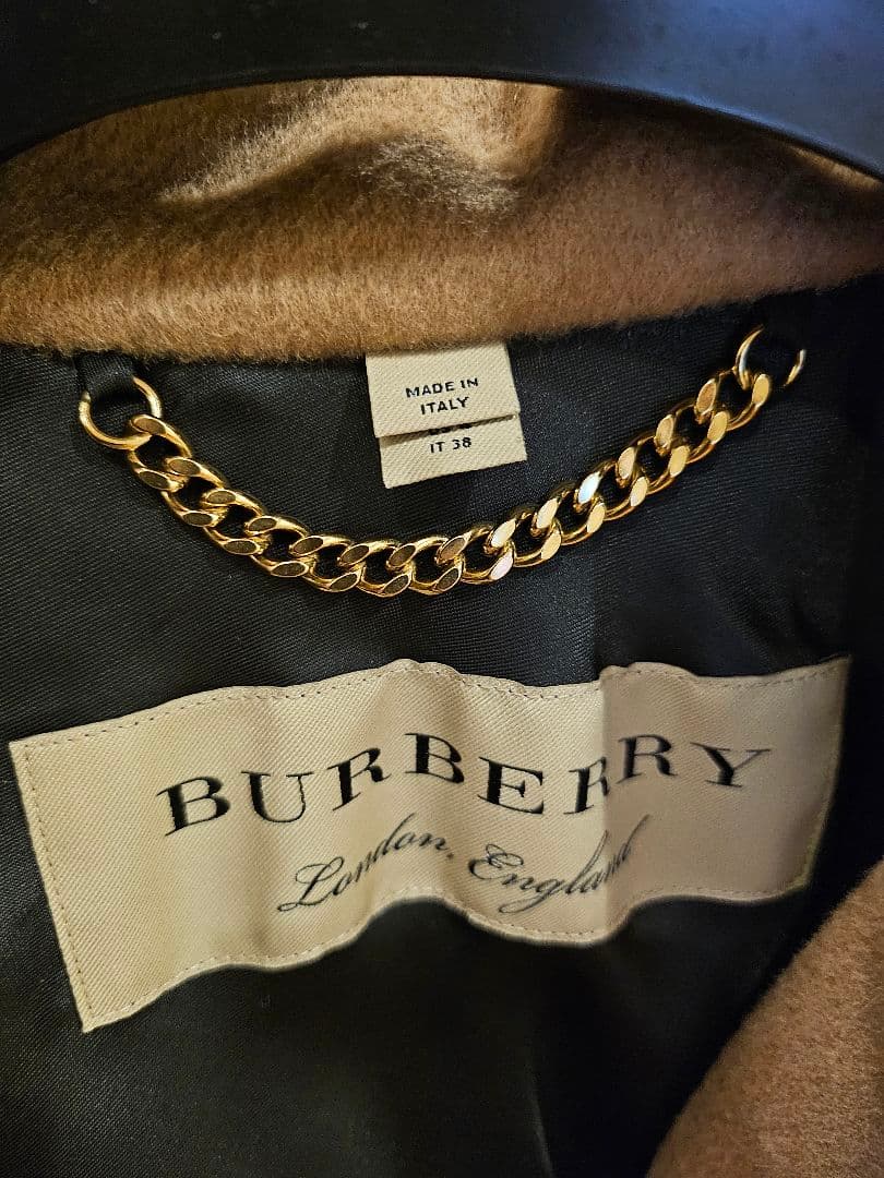 BURBERRY カシミアダブルブレストコート
