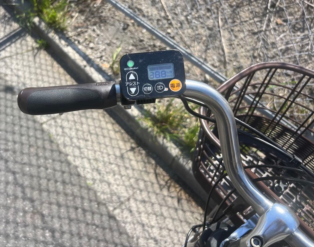Panasonic現行型電動アシスト自転車26インチ12APのバッテリー付き関東