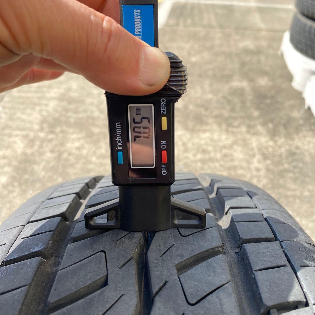 ◇中古溝有りホワイトレター215/65R16LT 1本　ハイエース、キャラバン