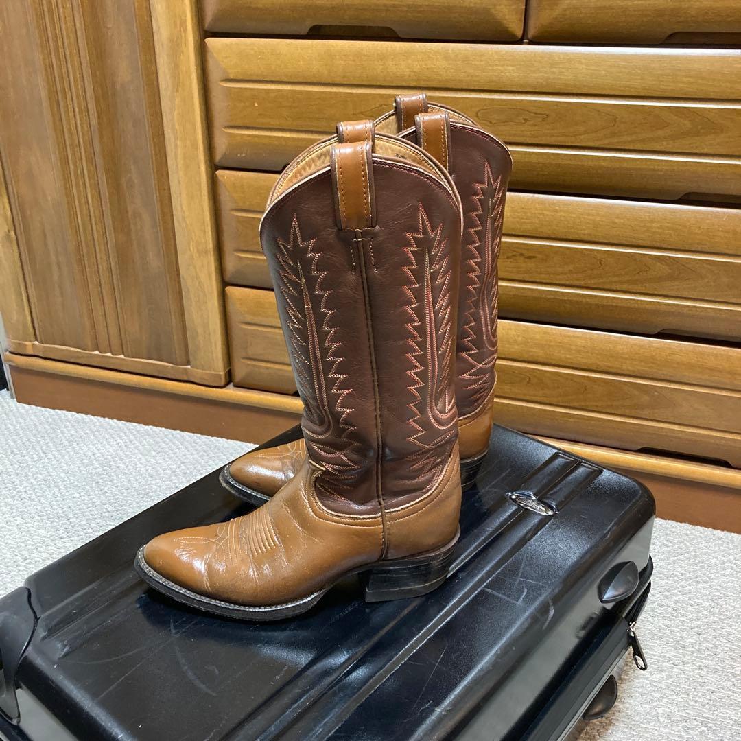 ウエスタンブーツ ブラウン レザー