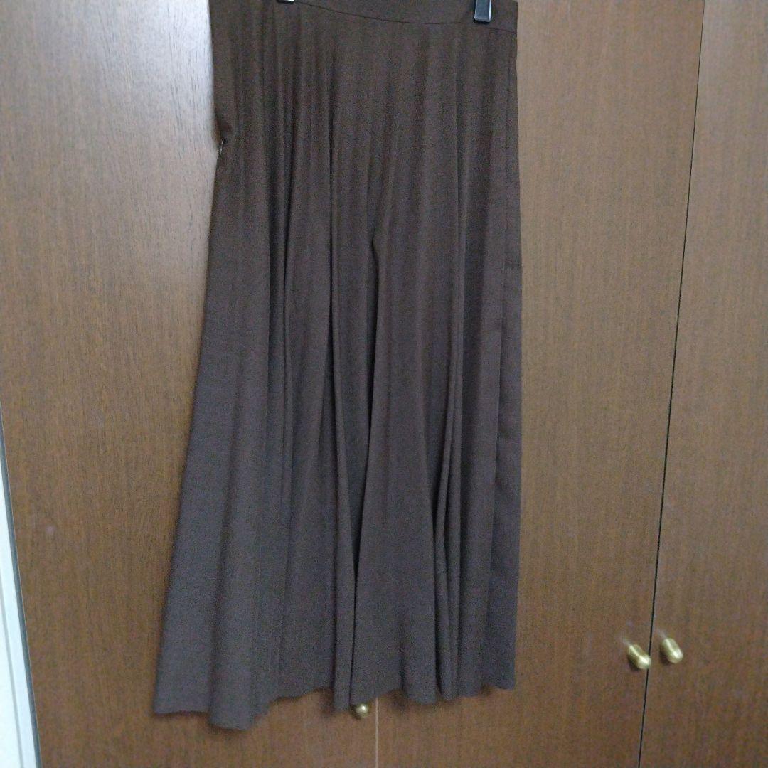 現行品　ANAYI　リネンライクボイルプリーツスカート