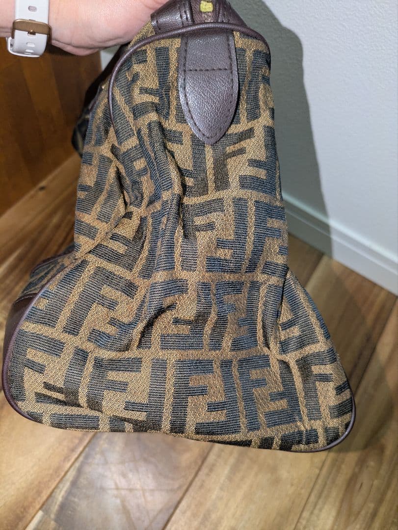 フェンディ FENDI ズッカ柄 ハンドバッグ ブラウン系 トートバッグ