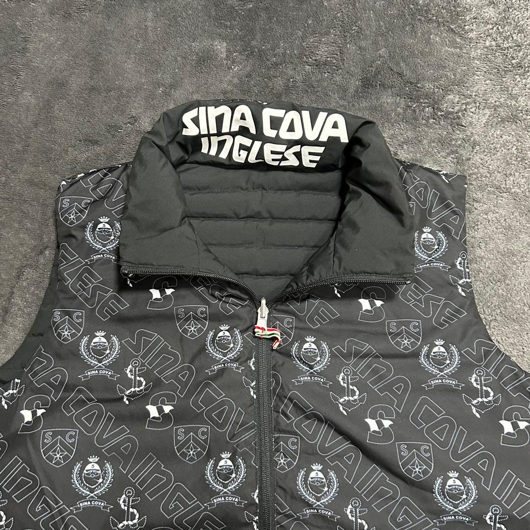 sinacova シナコバ　リバーシブル　ダウンベスト　ゴルフウェア