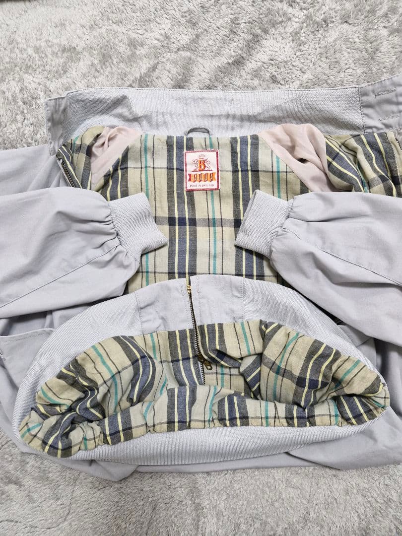 BARACUTA G9 ハリントンジャケット サックスブルー 英国製