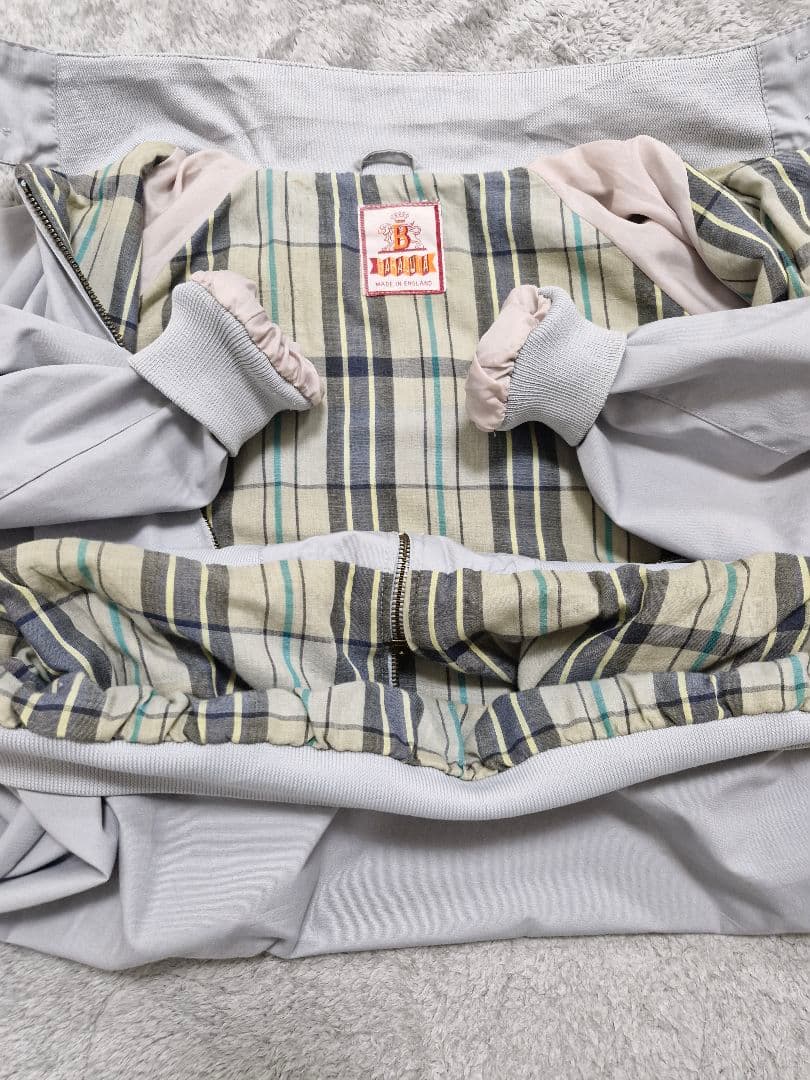 BARACUTA G9 ハリントンジャケット サックスブルー 英国製