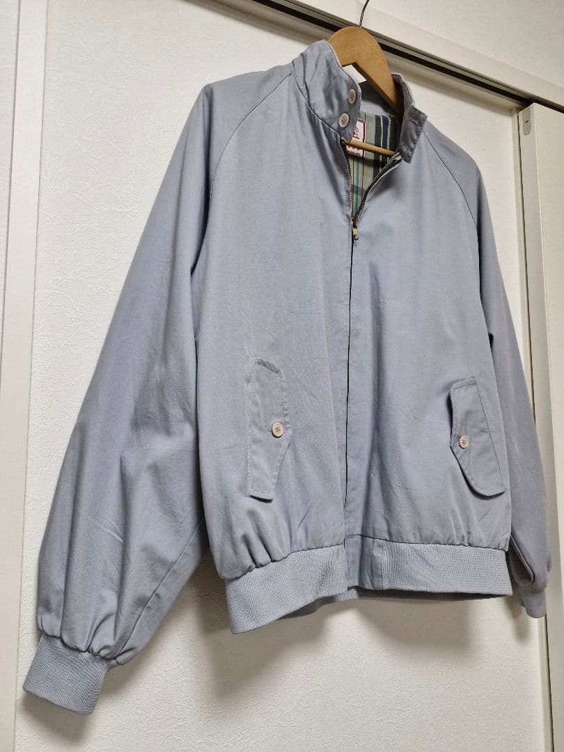 BARACUTA G9 ハリントンジャケット サックスブルー 英国製
