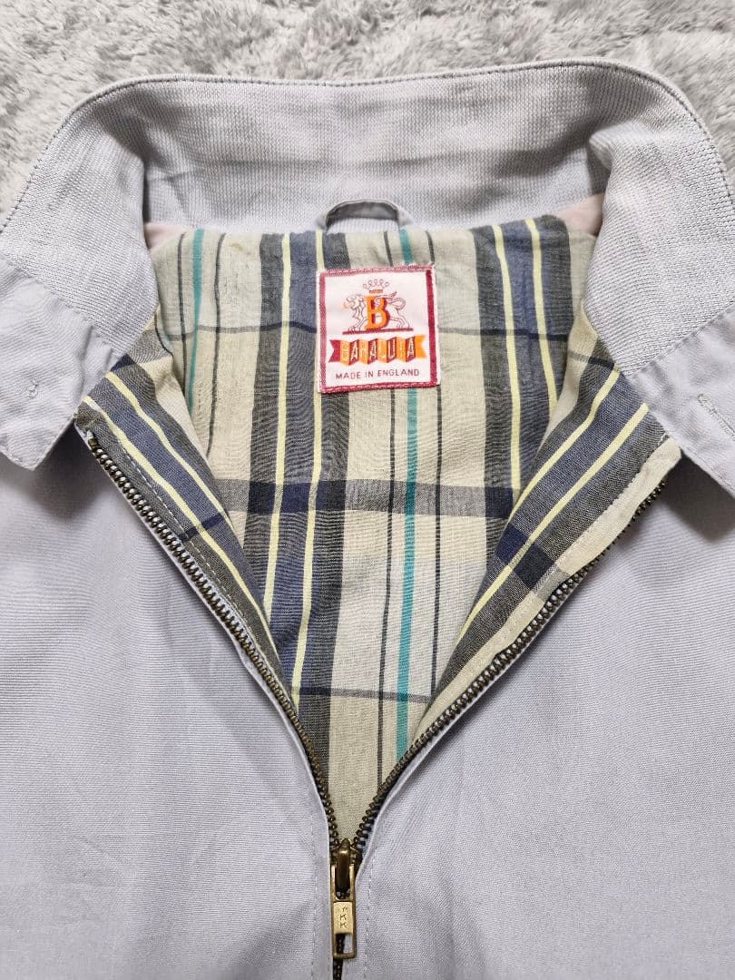 BARACUTA G9 ハリントンジャケット サックスブルー 英国製