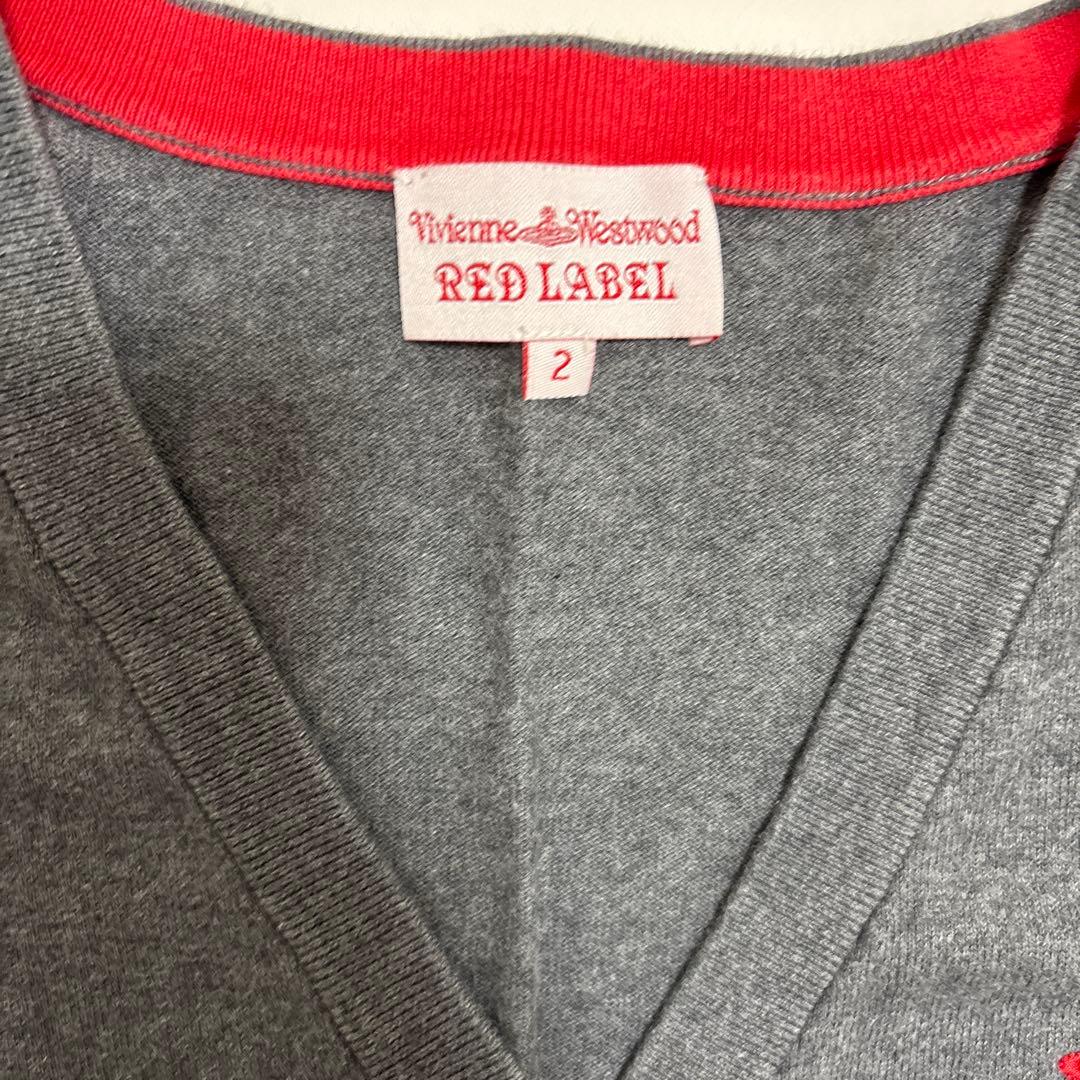最終価VivienneWestwood RED LABEL/グレー/カーディガン