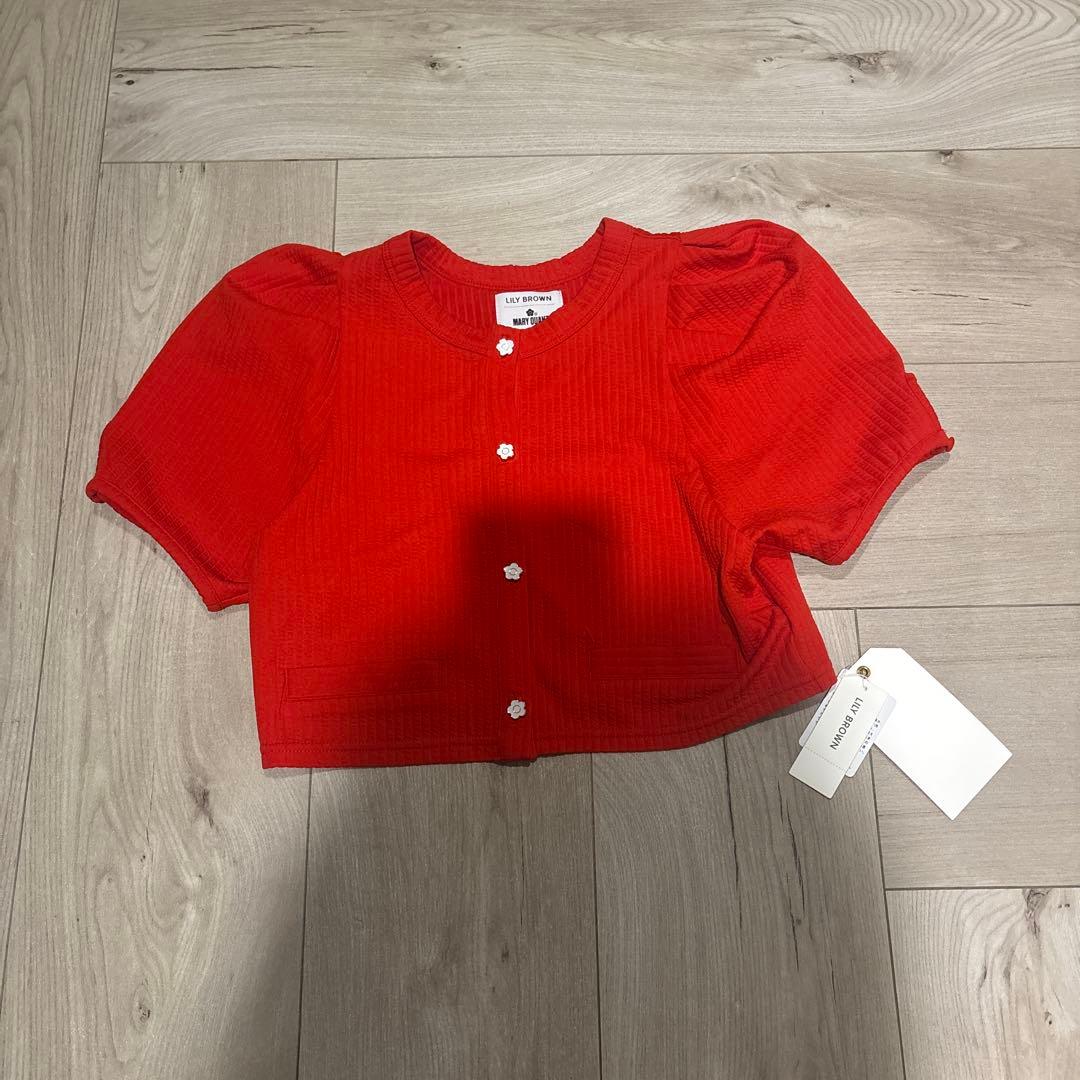 LILY BROWN × MARY QUANT 3ピーススウィムウェア レッド
