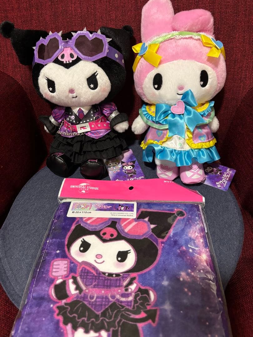 USJ クロミライブ　クロミ　マイメロディ　タオル＆ぬいぐるみセット