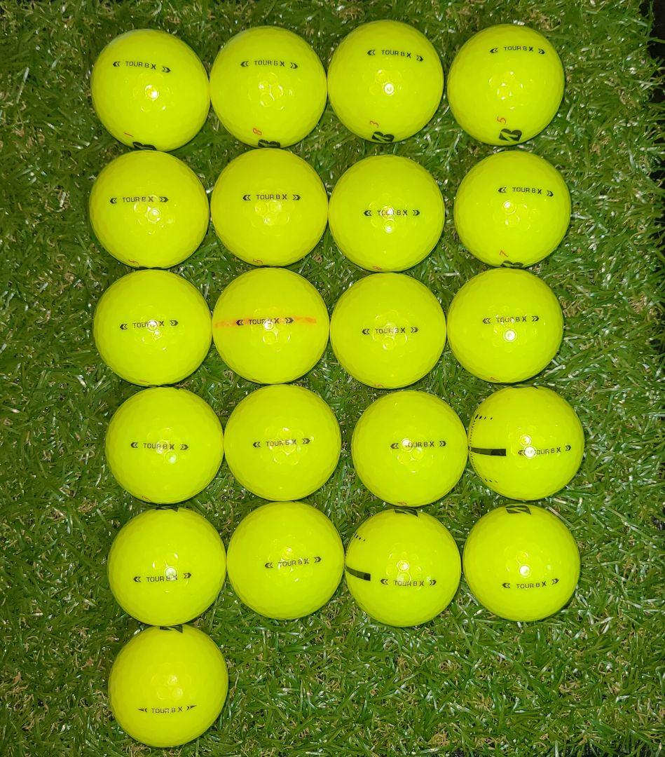 BRIDGESTONE　TOUR BX 黄　24球【3球新品】ロストボール
