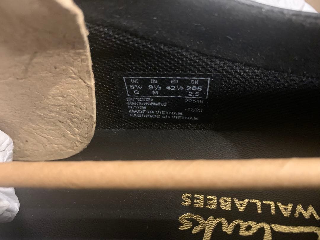 clarks ワラビー EVO ウォータープルーフ 【ブラックレザー】