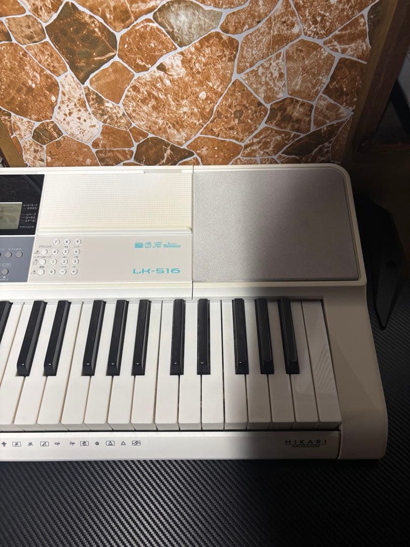 カシオ CASIO 電子ピアノ LK-516 2018年製 ホワイト