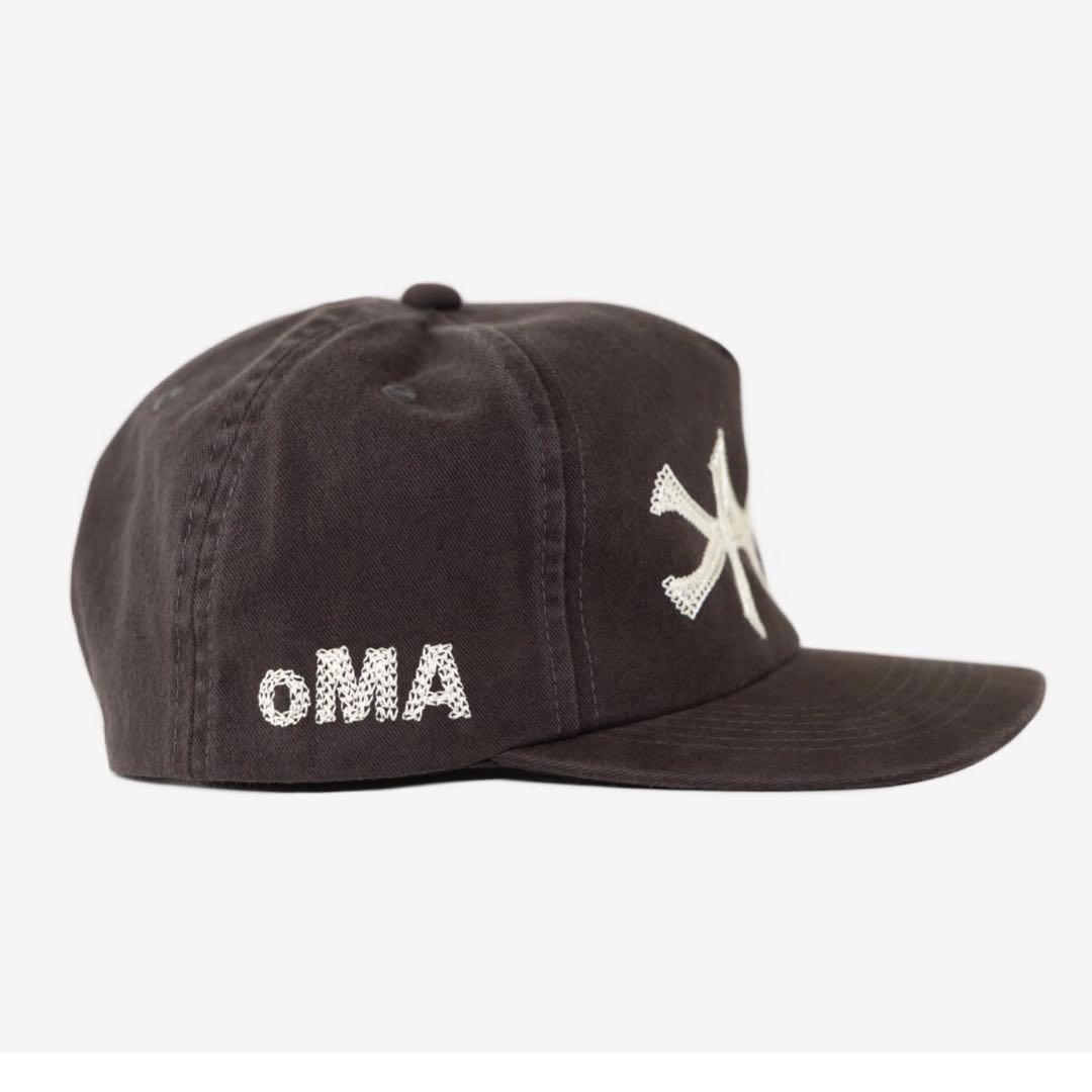 【新品未使用】oMA NY CHAIN STITCH HAT black