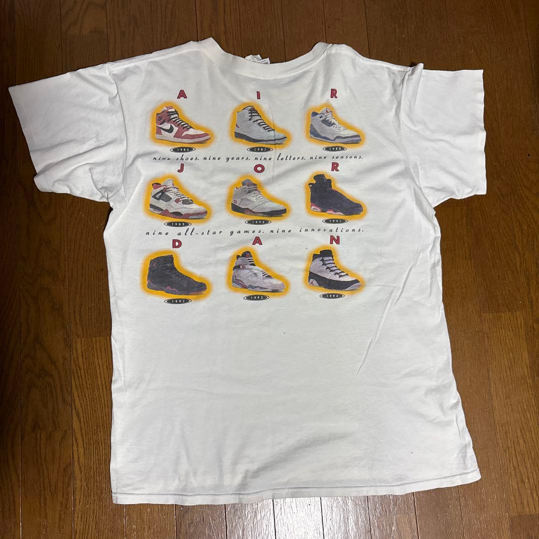 【90年代銀タグ本物USA製XL!ヴィンテージ Air Jordan Tシャツ】
