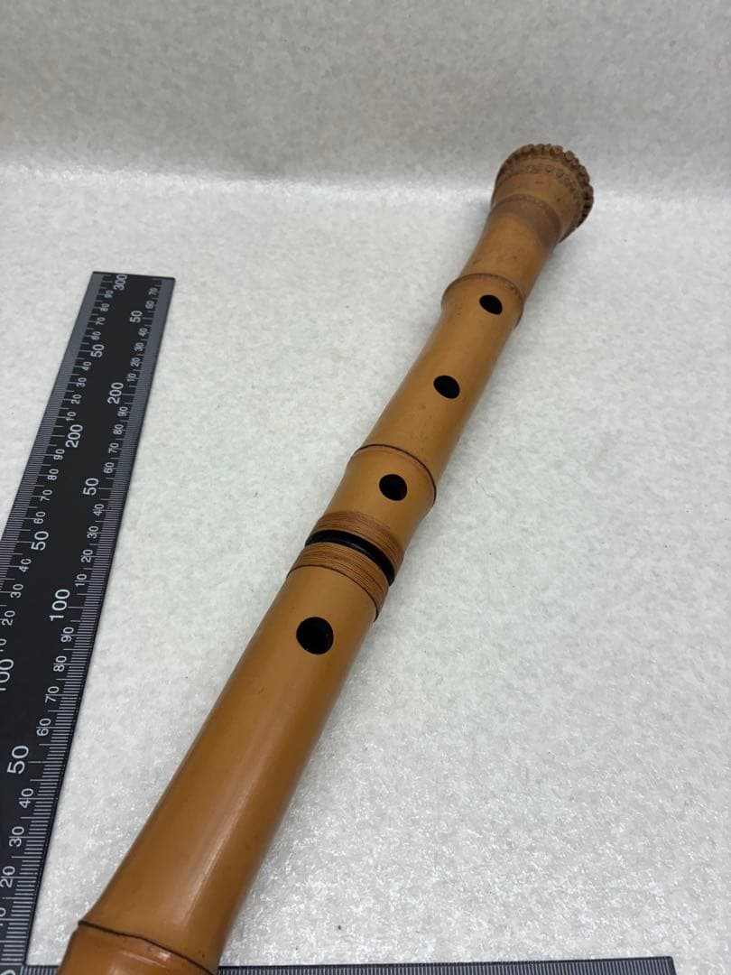D0103）尺八 本体 竹製 約55cm 管楽器