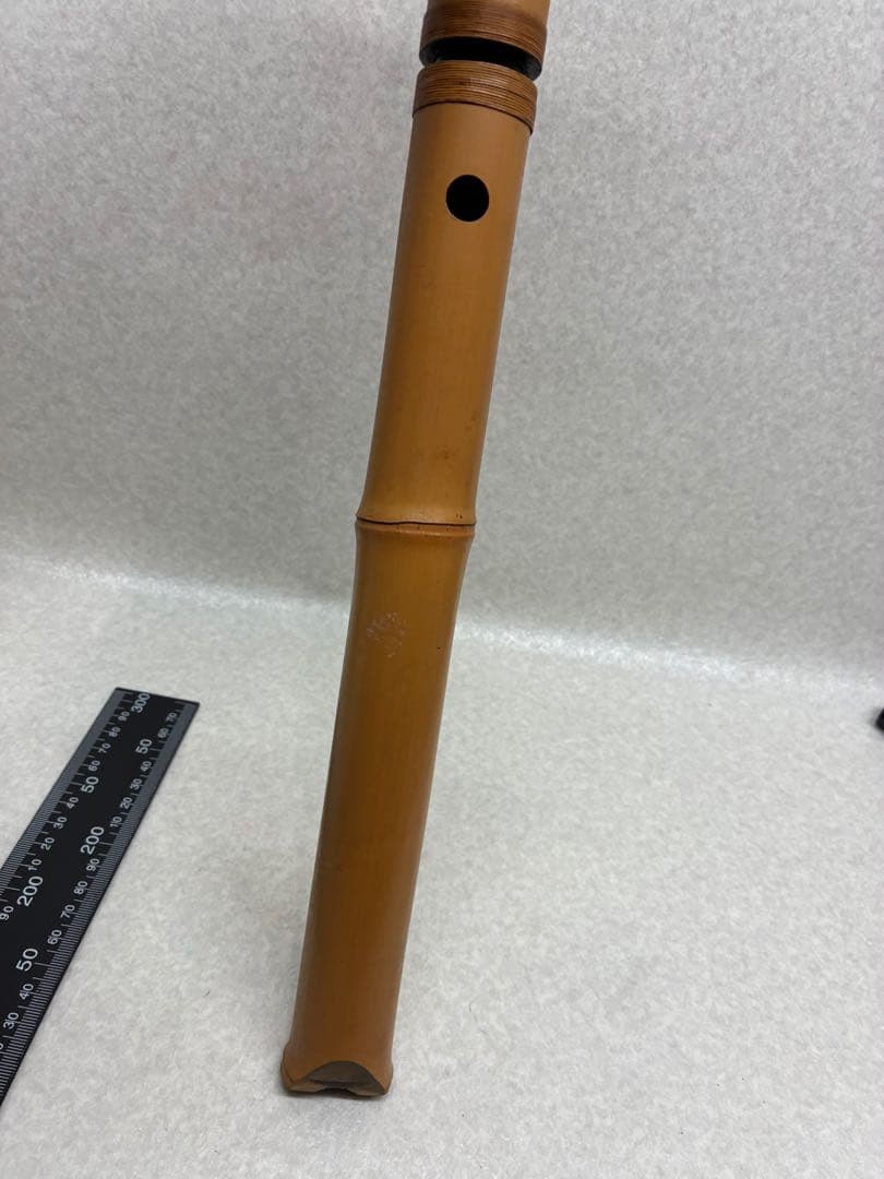 D0103）尺八 本体 竹製 約55cm 管楽器