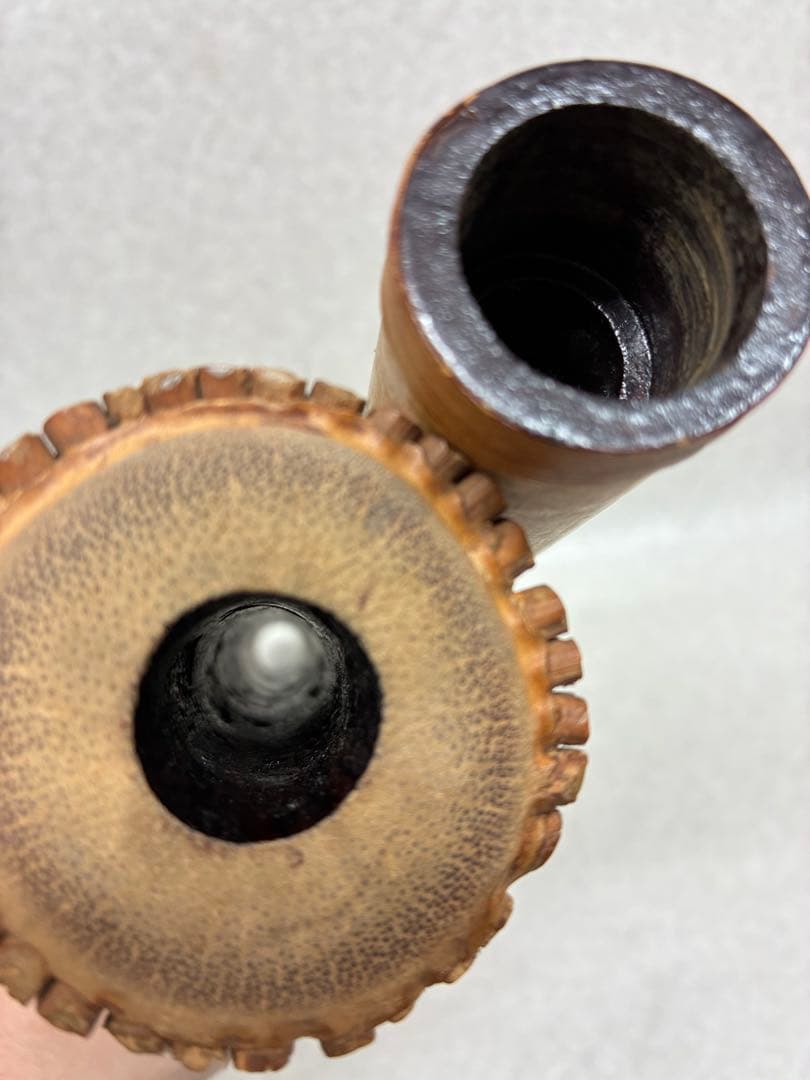D0103）尺八 本体 竹製 約55cm 管楽器