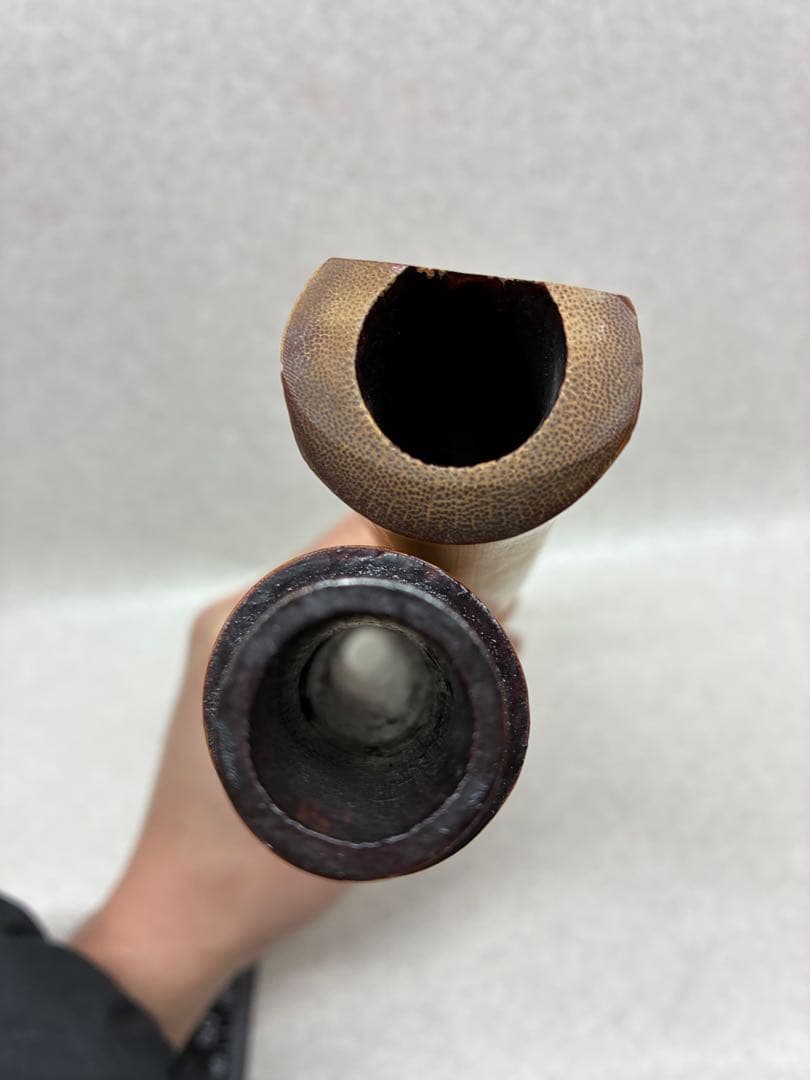 D0103）尺八 本体 竹製 約55cm 管楽器