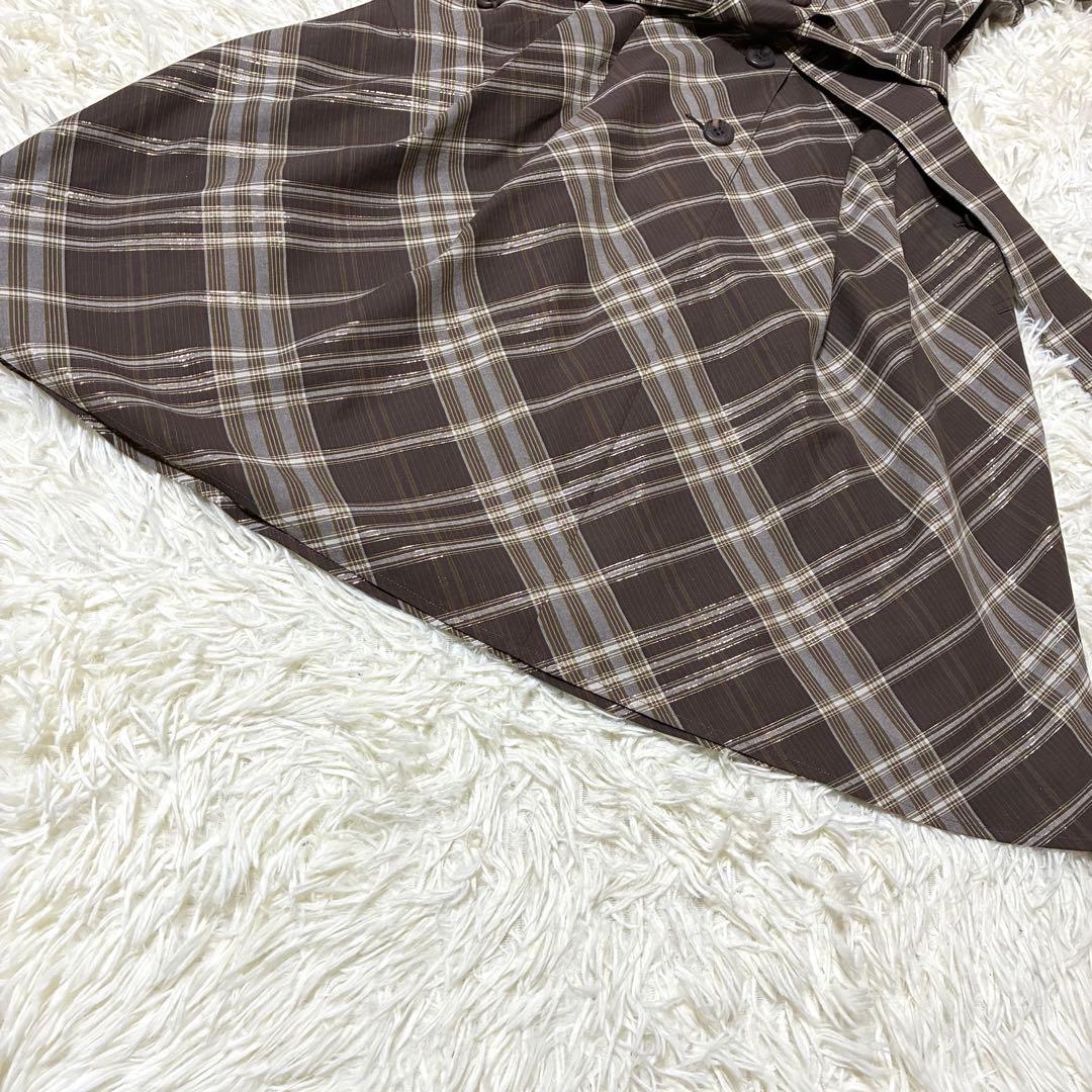 【美品　大きいサイズ】BURBERRY LONDON シャツワンピース　半袖