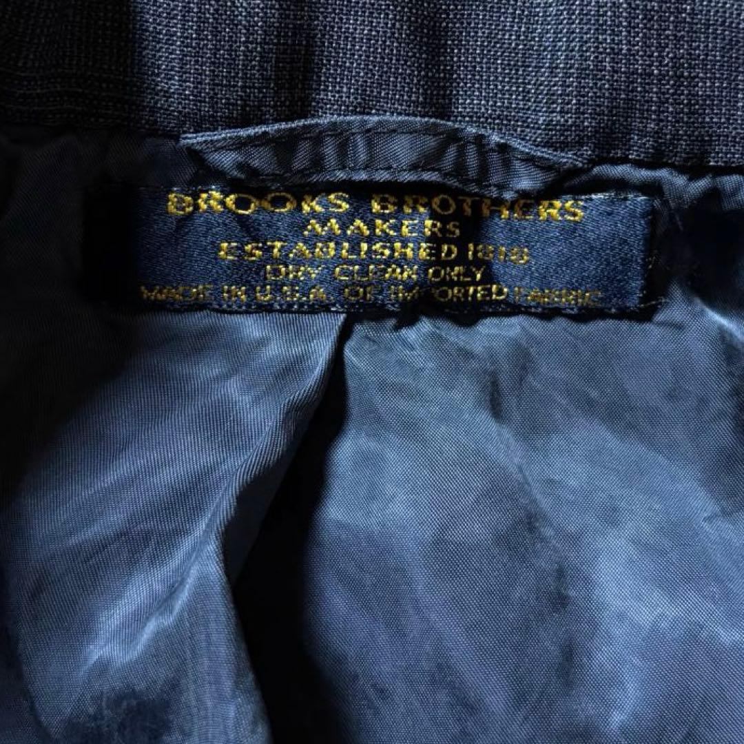 80s Brooks Brothers テーラードジャケット紺ネイビーUSA製