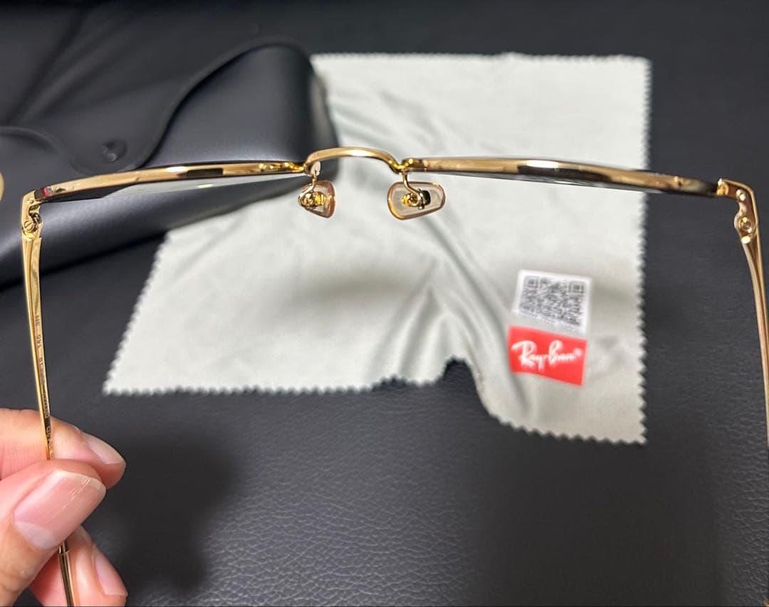 Ray-Ban RB3612D ゴールドサングラス